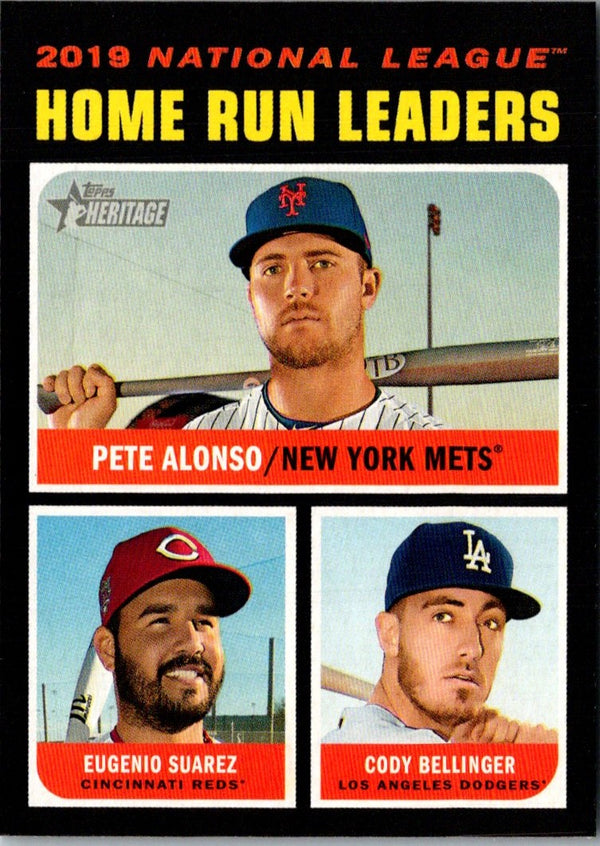 2020 Topps Heritage Pete Alonso/Eugenio Suarez/Cody Bellinger #66