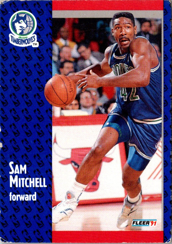1991 Fleer Sam Mitchell #123