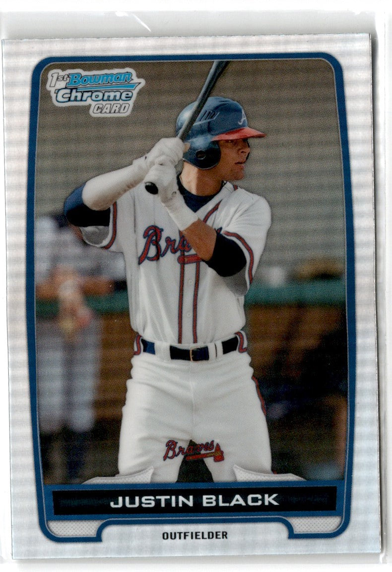 2012 Bowman Draft Picks & Prospects Chrome Justin Black