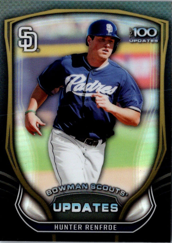 2015 Bowman Chrome Scouts Update Hunter Renfroe #BSU-HR