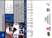 2009 Upper Deck Joseph Addai #86