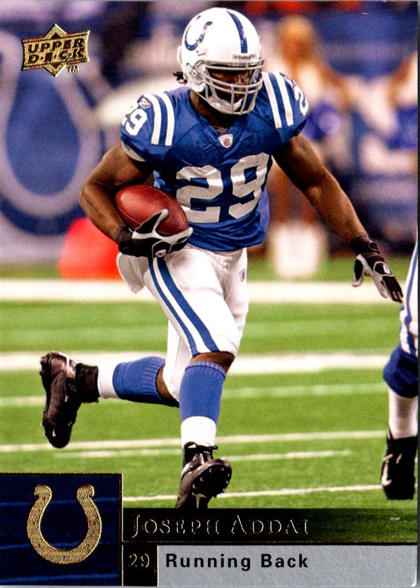 2009 Upper Deck Joseph Addai #86