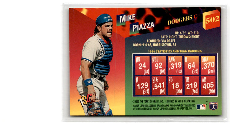 1995 Stadium Club Mike Piazza