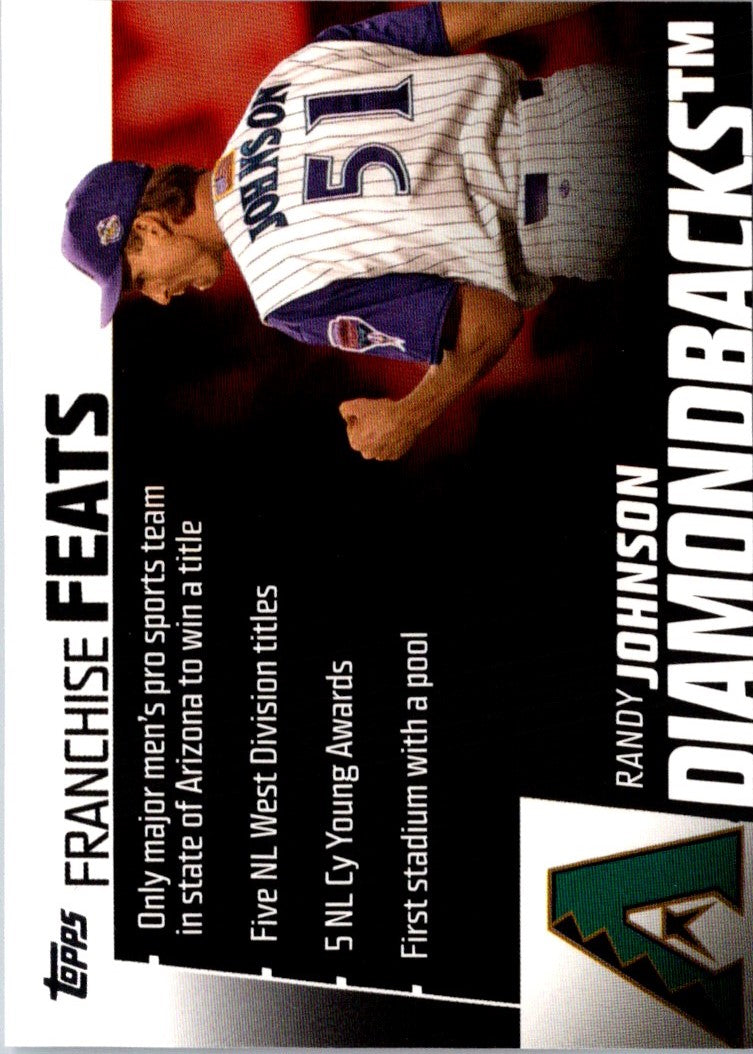 2019 Topps Franchise Feats Randy Johnson