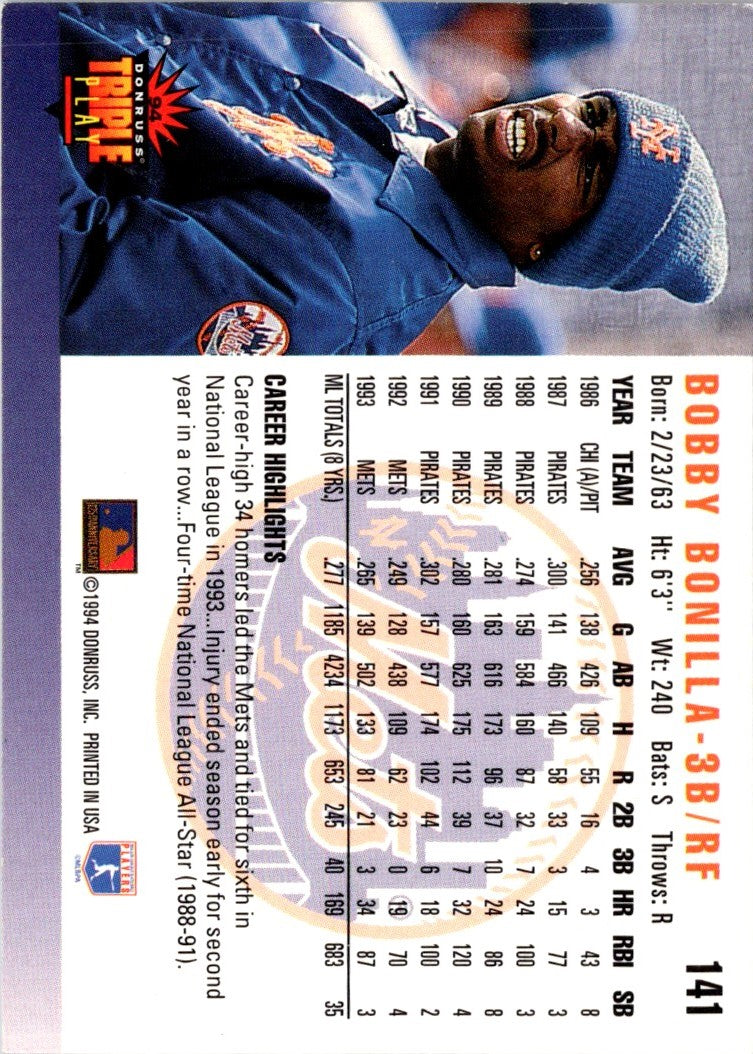 1994 Triple Play Bobby Bonilla