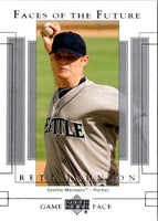 2003 Upper Deck Game Face Rett Johnson #123 Rookie