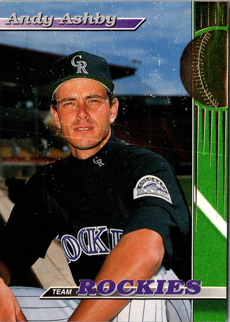 1993 Stadium Club Colorado Rockies Andy Ashby