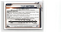 2021 Bowman Draft Chrome Sapphire Tyler Mattison #BDC-58