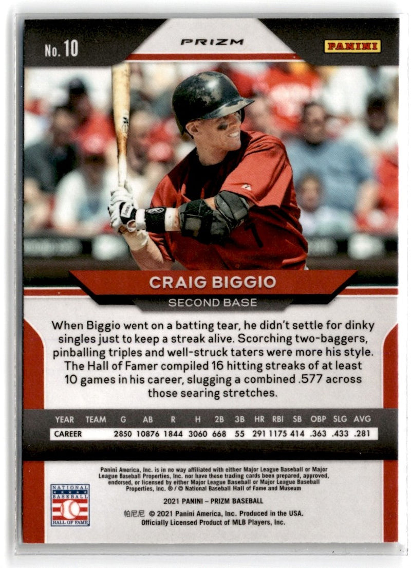 2021 Panini Prizm Craig Biggio