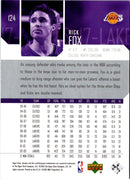 2003 Upper Deck Rick Fox