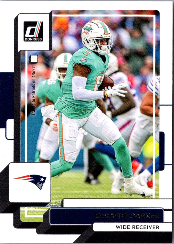 2022 Donruss Blue Press Proof DeVante Parker #122