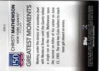 2019 Topps 150 Years of Professional Baseball - Greatest Moments Christy Mathewson #GM-2
