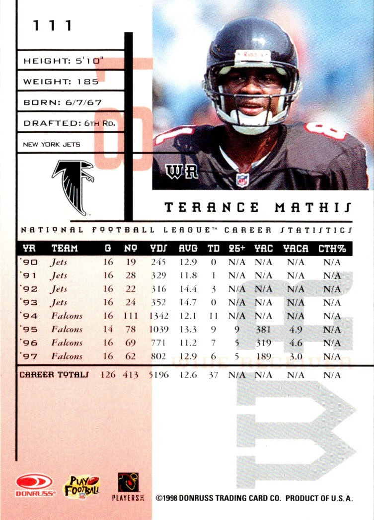 1998 Leaf Rookies & Stars Terance Mathis