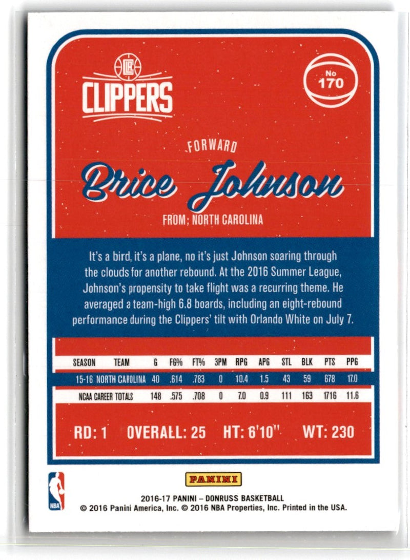 2016 Donruss Brice Johnson