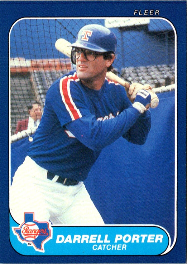 1986 Fleer Update Darrell Porter #U-91