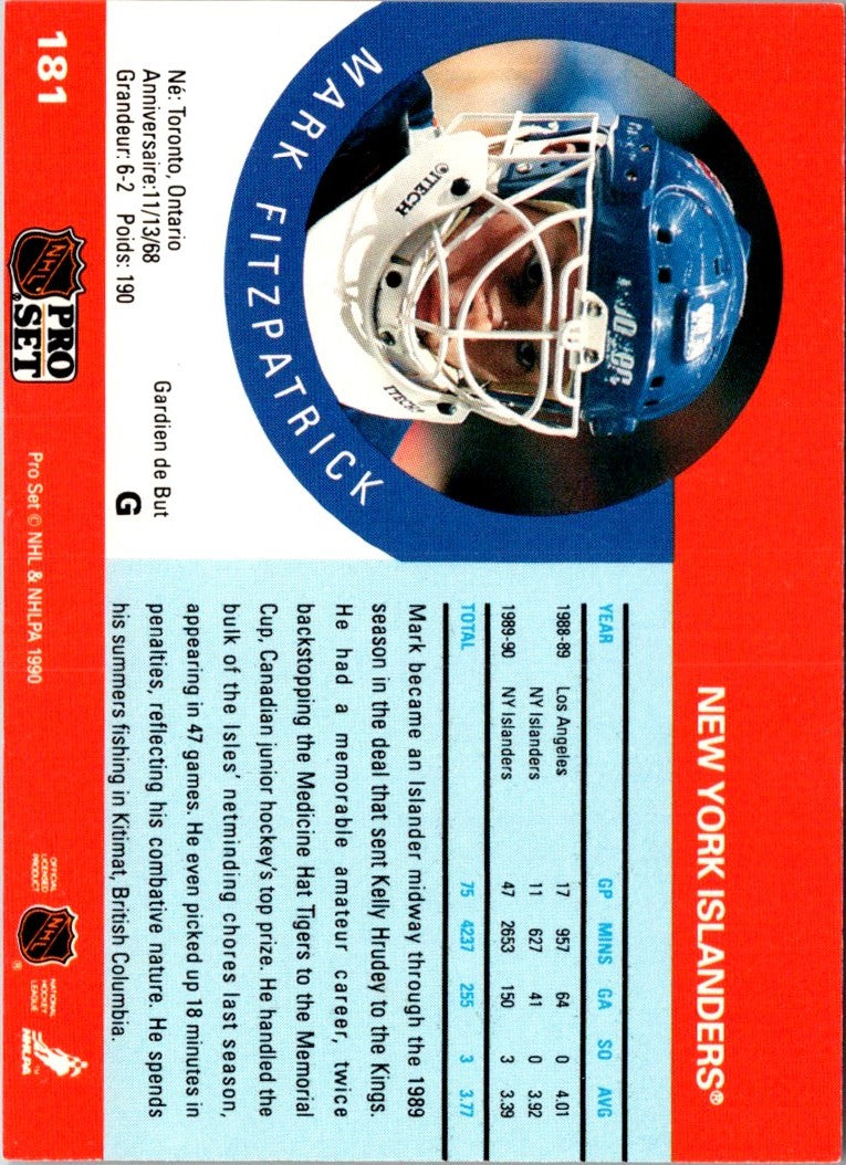 1990 Pro Set Mark Fitzpatrick