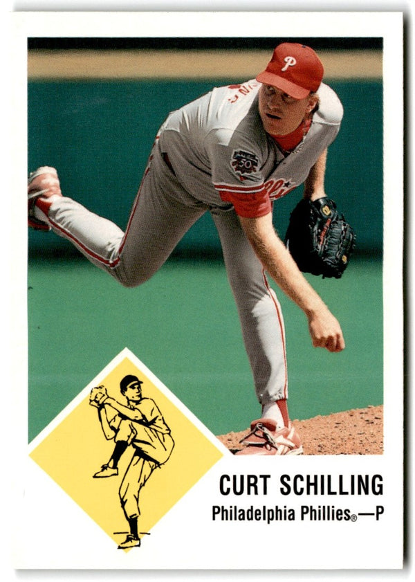 1998 Philadelphia Phillies Photocards Curt Schilling #NNO