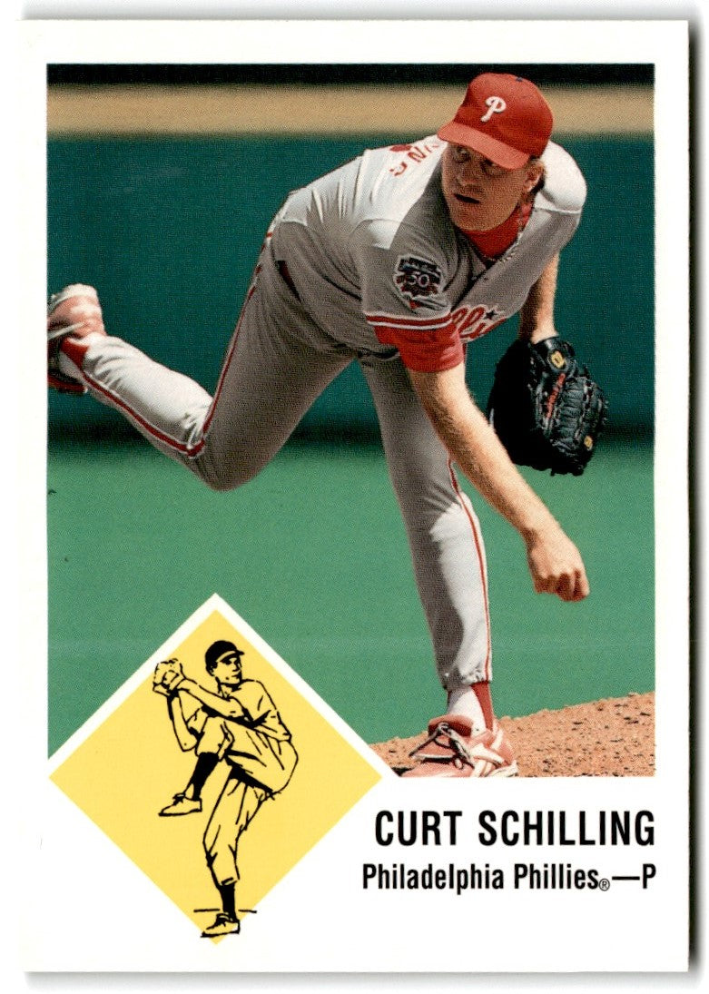 1998 Philadelphia Phillies Photocards Curt Schilling