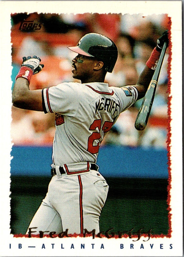 1995 Topps Opening Day Fred McGriff #6