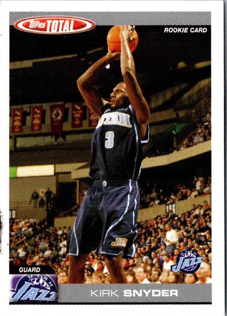 2004 Topps Total Kirk Snyder