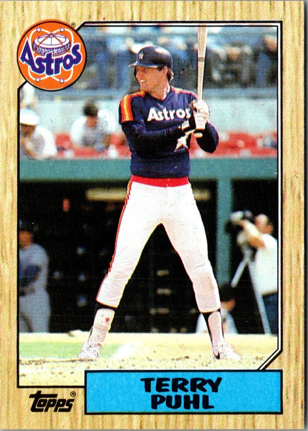 1987 Topps Terry Puhl #693