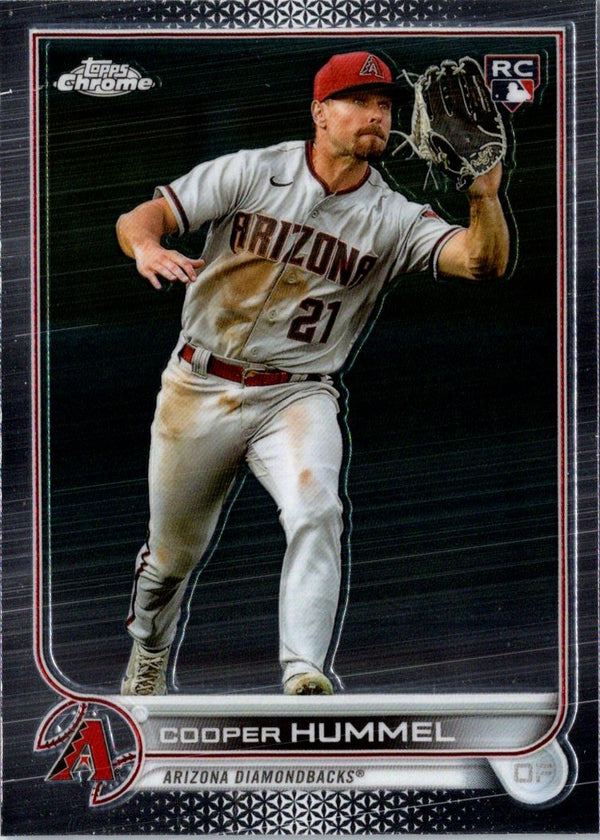 2022 Topps Chrome Update Cooper Hummel #USC185 Rookie