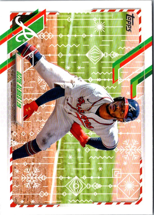 2021 Topps Holiday Ozzie Albies #HW34