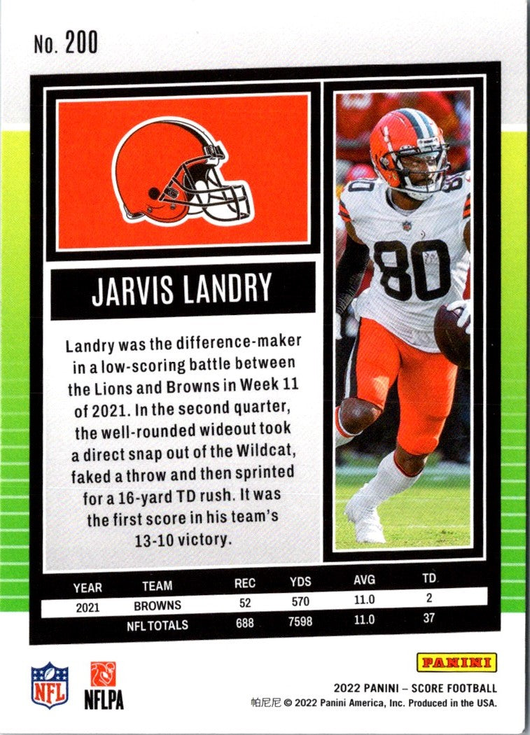 2022 Score Jarvis Landry