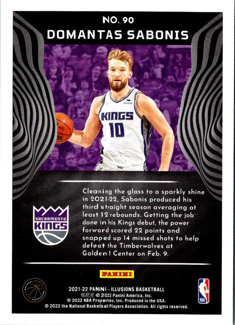 2021 Panini Illusions Domantas Sabonis