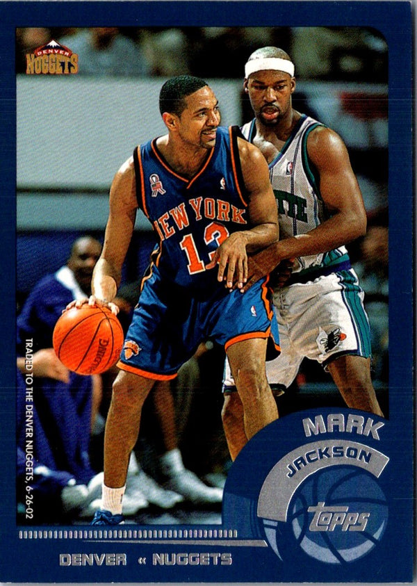 2002 Topps Mark Jackson #126