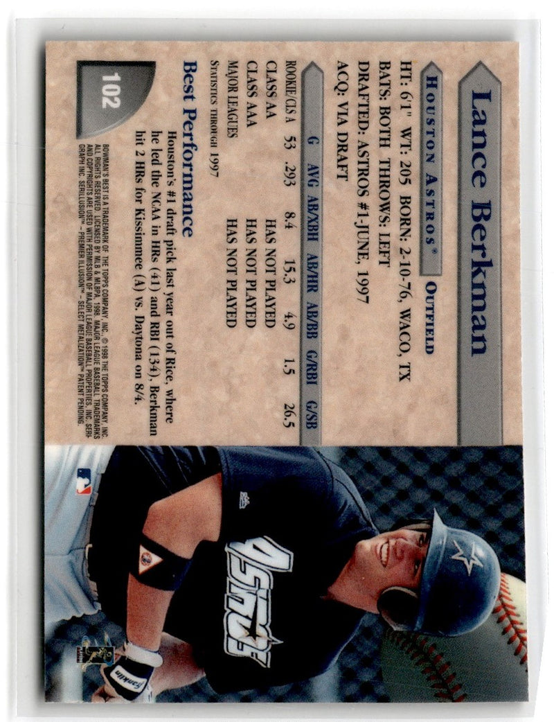 1998 Bowman's Best Lance Berkman