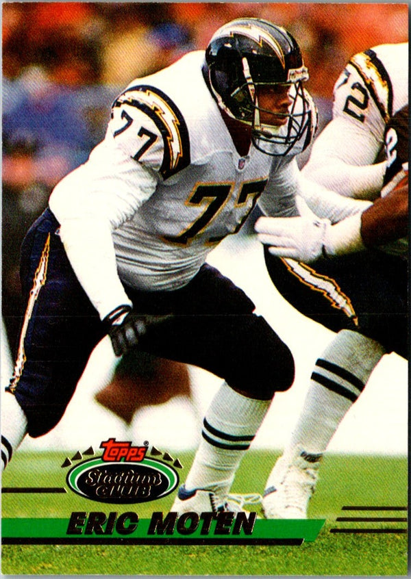 1993 Stadium Club Super Teams Bowl Eric Moten #271