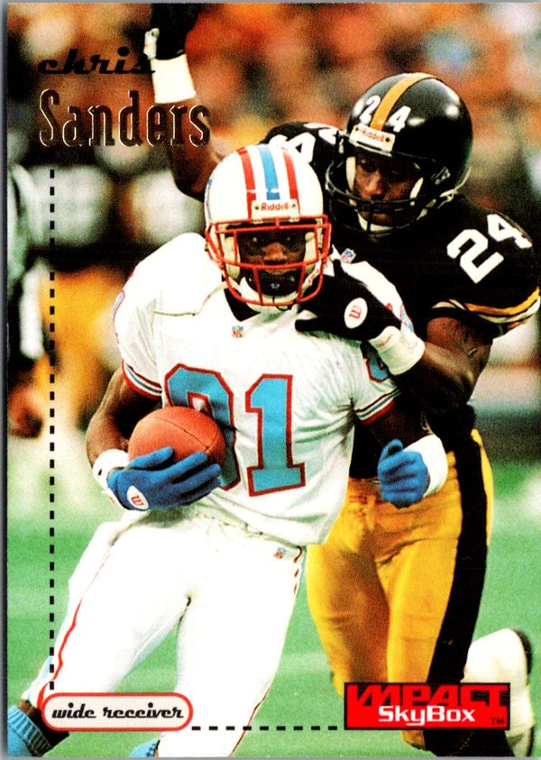 1996 SkyBox Impact Chris Sanders #56