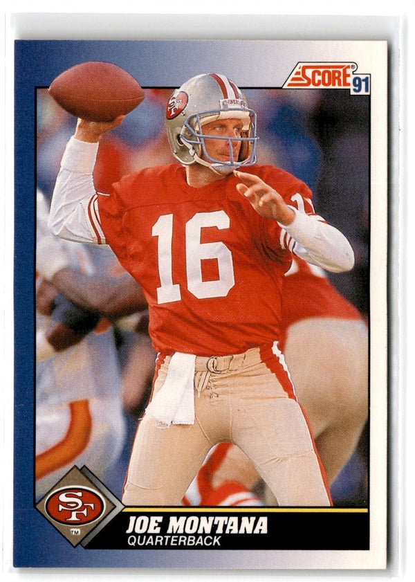 1991 Upper Deck Football Heroes Joe Montana Joe Montana #6