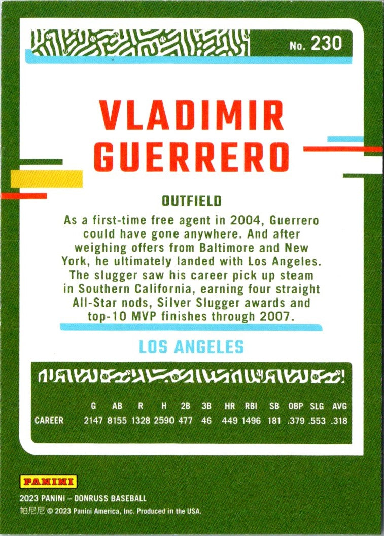 2023 Donruss Vladimir Guerrero