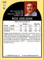 1990 Hoops Rick Adelman #326