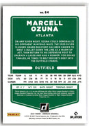 2021 Donruss Holo Red Marcell Ozuna