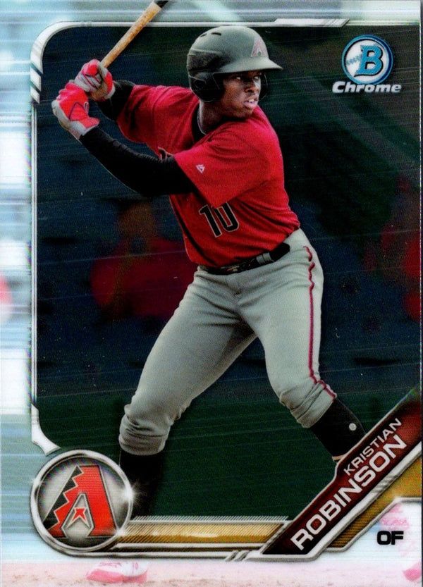 2019 Bowman Chrome Prospects Kristian Robinson #BCP-165