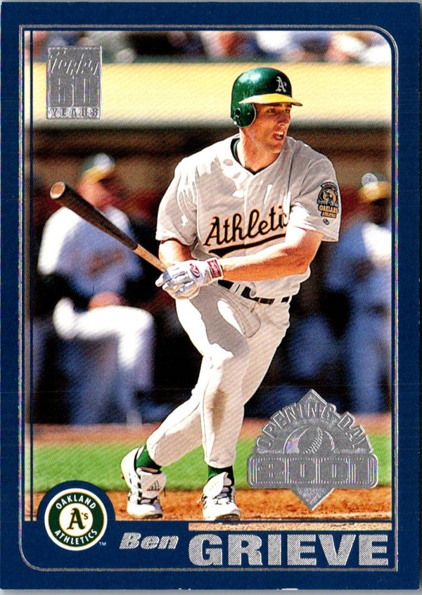 2001 Topps Opening Day Ben Grieve #105