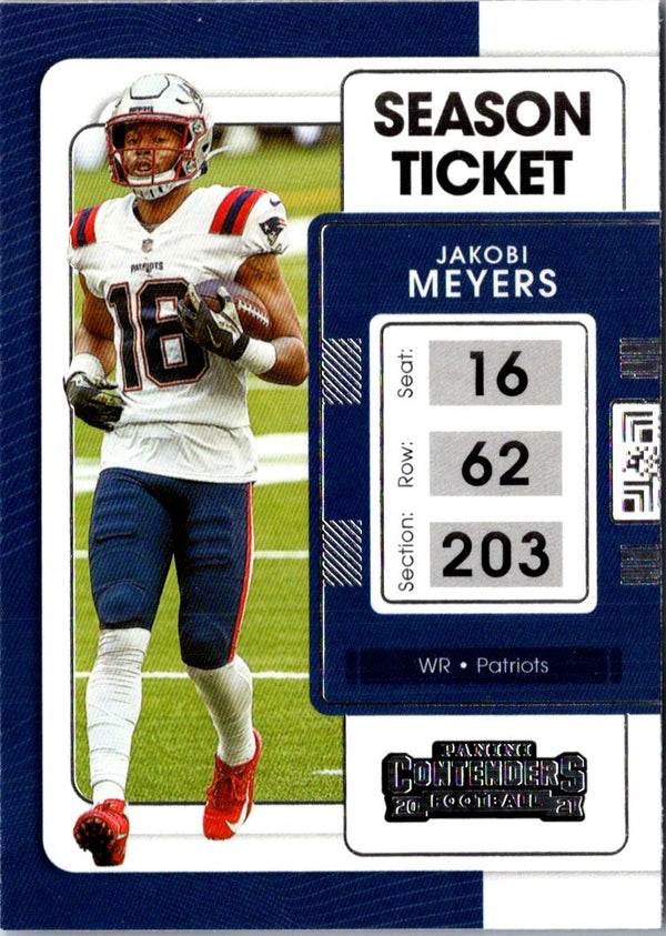 2021 Panini Contenders Jakobi Meyers #68