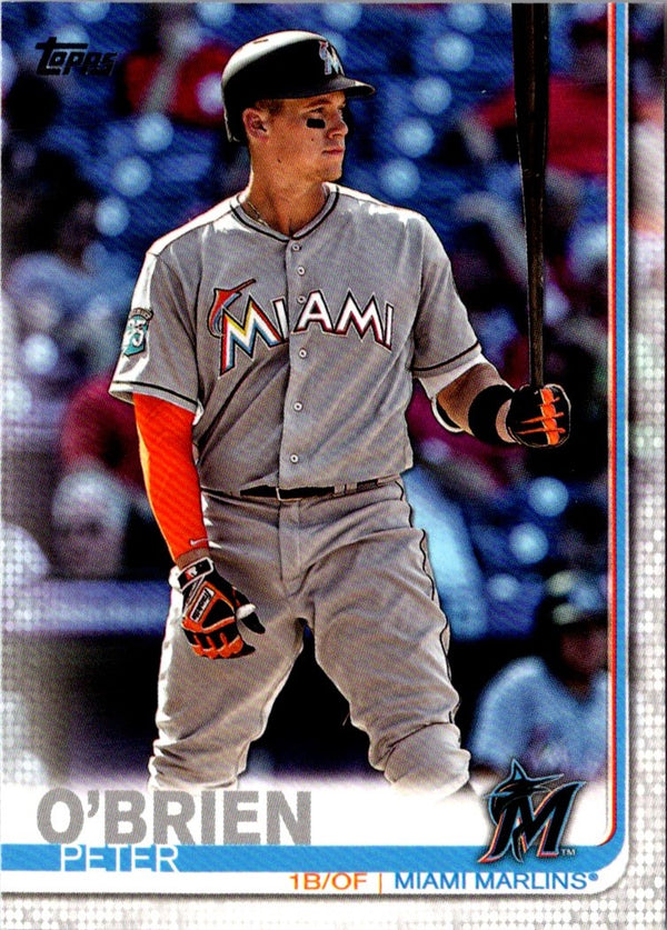 2019 Topps Miami Marlins Peter O'Brien #MM-8