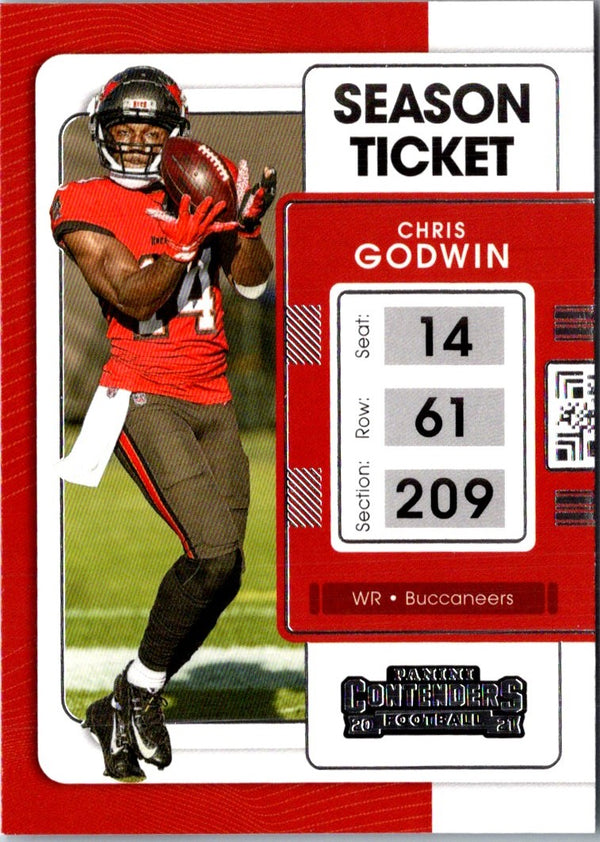 2021 Panini Contenders Red Zone Chris Godwin #94