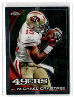2010 Topps Chrome Michael Crabtree #C128