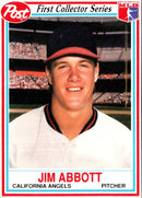 1990 Post Cereal Jim Abbott