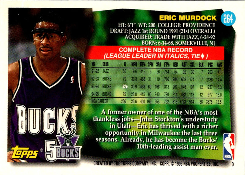 1995 Topps Eric Murdock