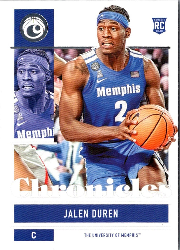 2022 Panini Chronicles Draft Picks Donruss Optic Rated Rookie Jalen Duren #13