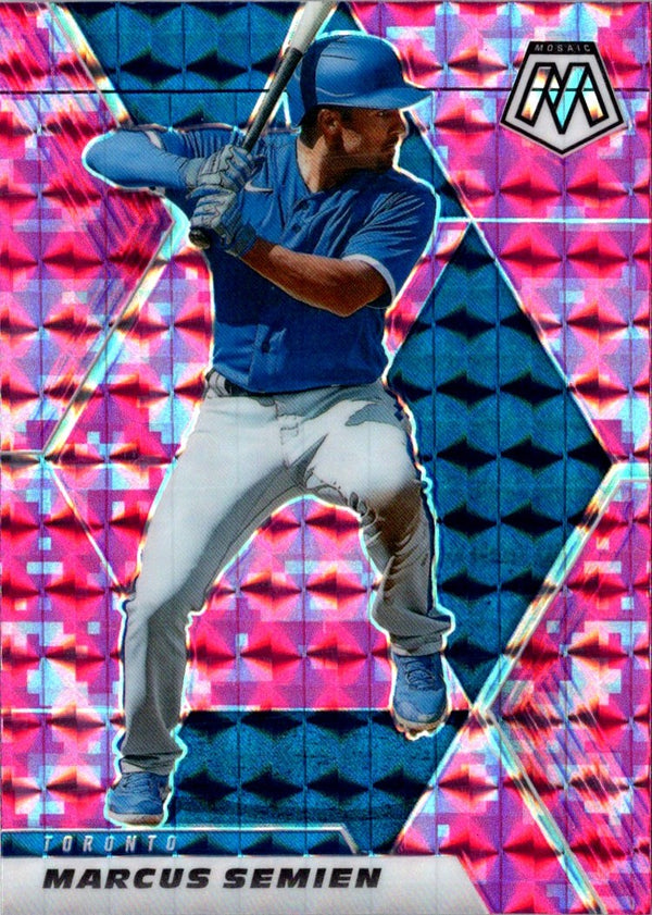 2021 Panini Mosaic Pink Camo Marcus Semien #88