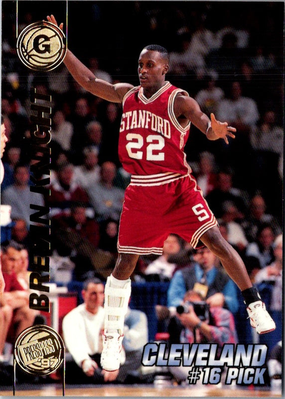 1997 Press Pass Double Threat Brevin Knight #16