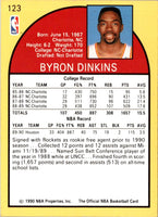 1990 Hoops Byron Dinkins #123 Rookie
