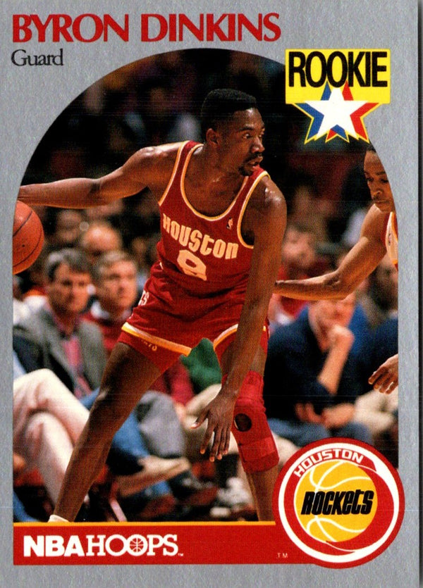 1990 Hoops Byron Dinkins #123 Rookie